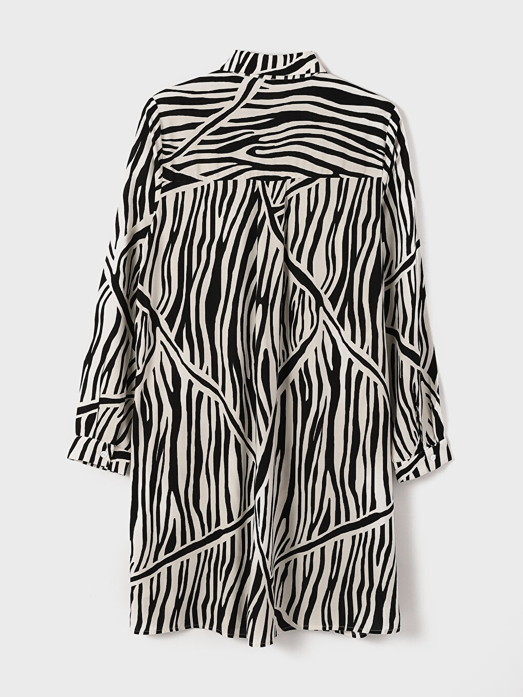 Patterned Women's Shirt Tunic-1