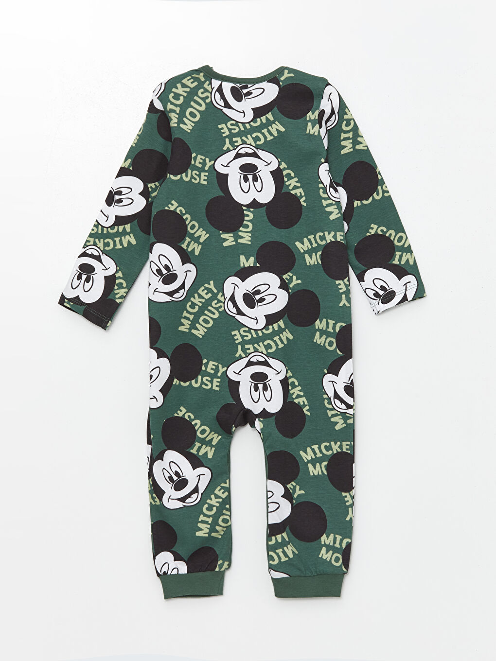 Lot de 2 Combinaisons Bébé Garçon Mickey Mouse Imprimé à Manches Longues Col Rond-4