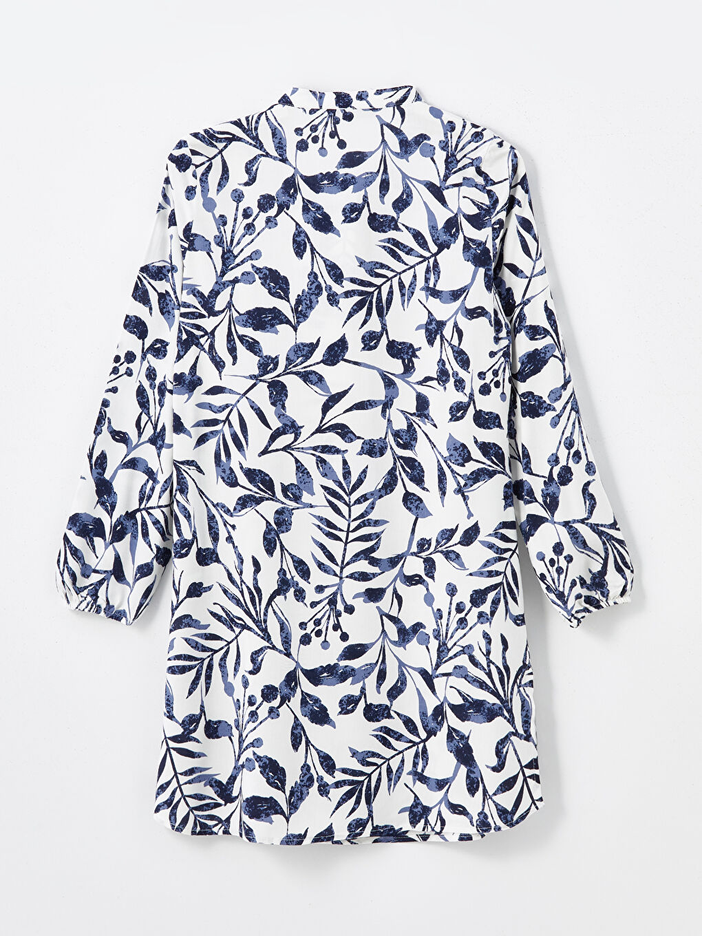 Crew Neck Patterned Women's Tunic -W4AP78Z8-F9C