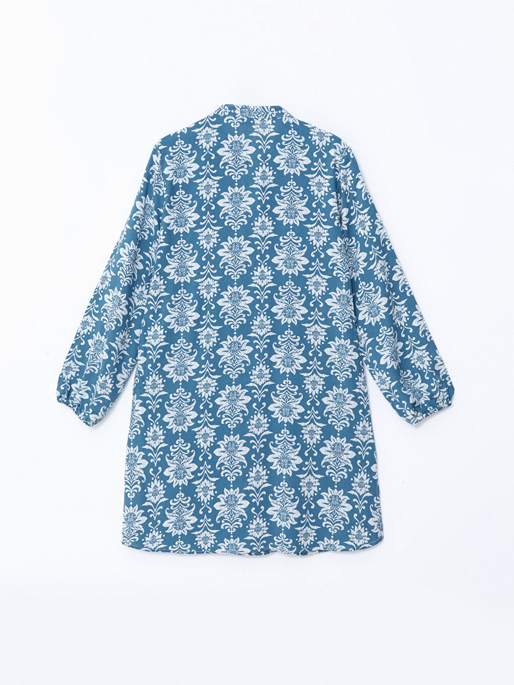 Crew Neck Patterned Women's Tunic -W4AP78Z8-LS3