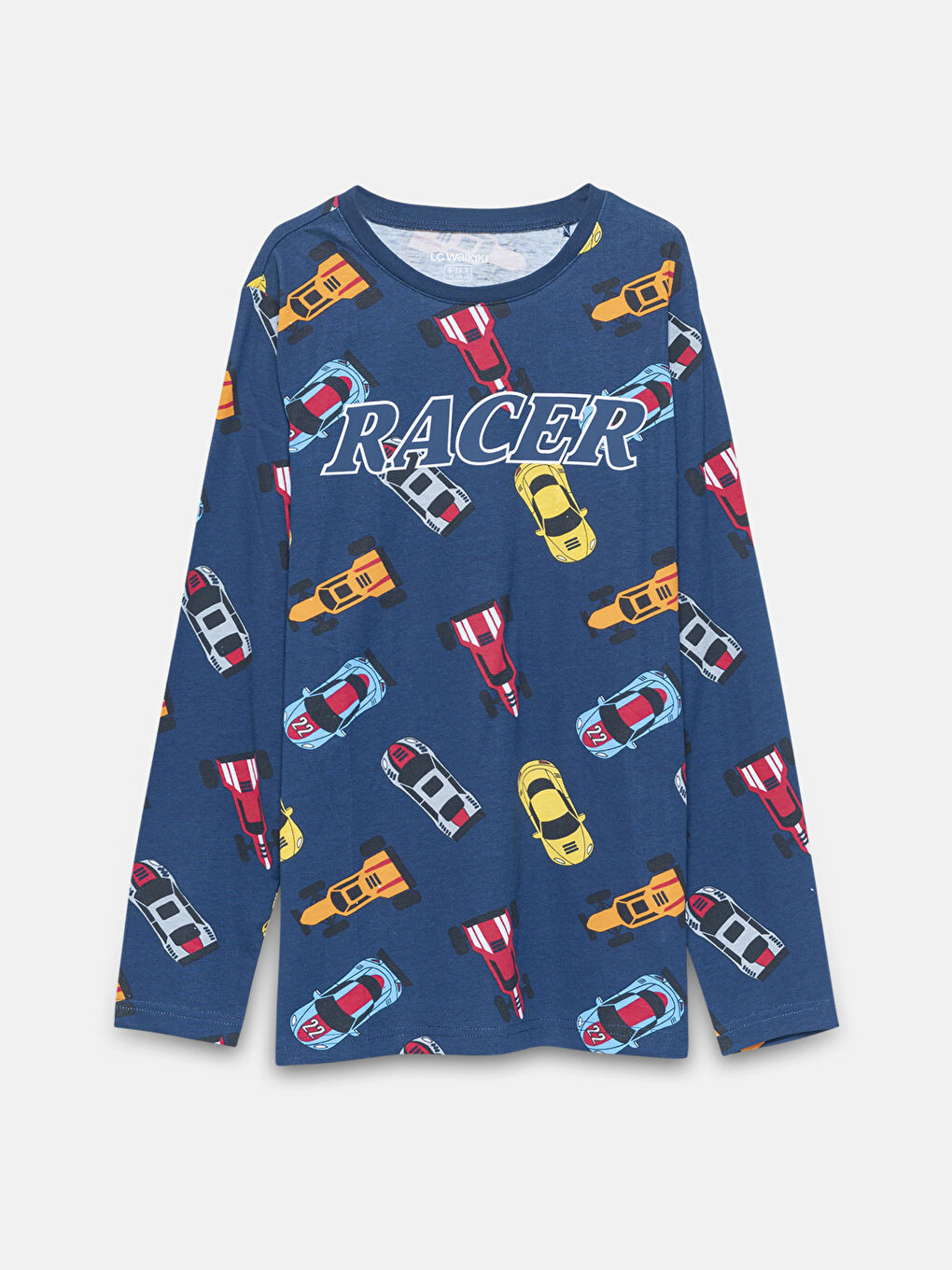 Crew Neck Boys' Pyjama Set-1