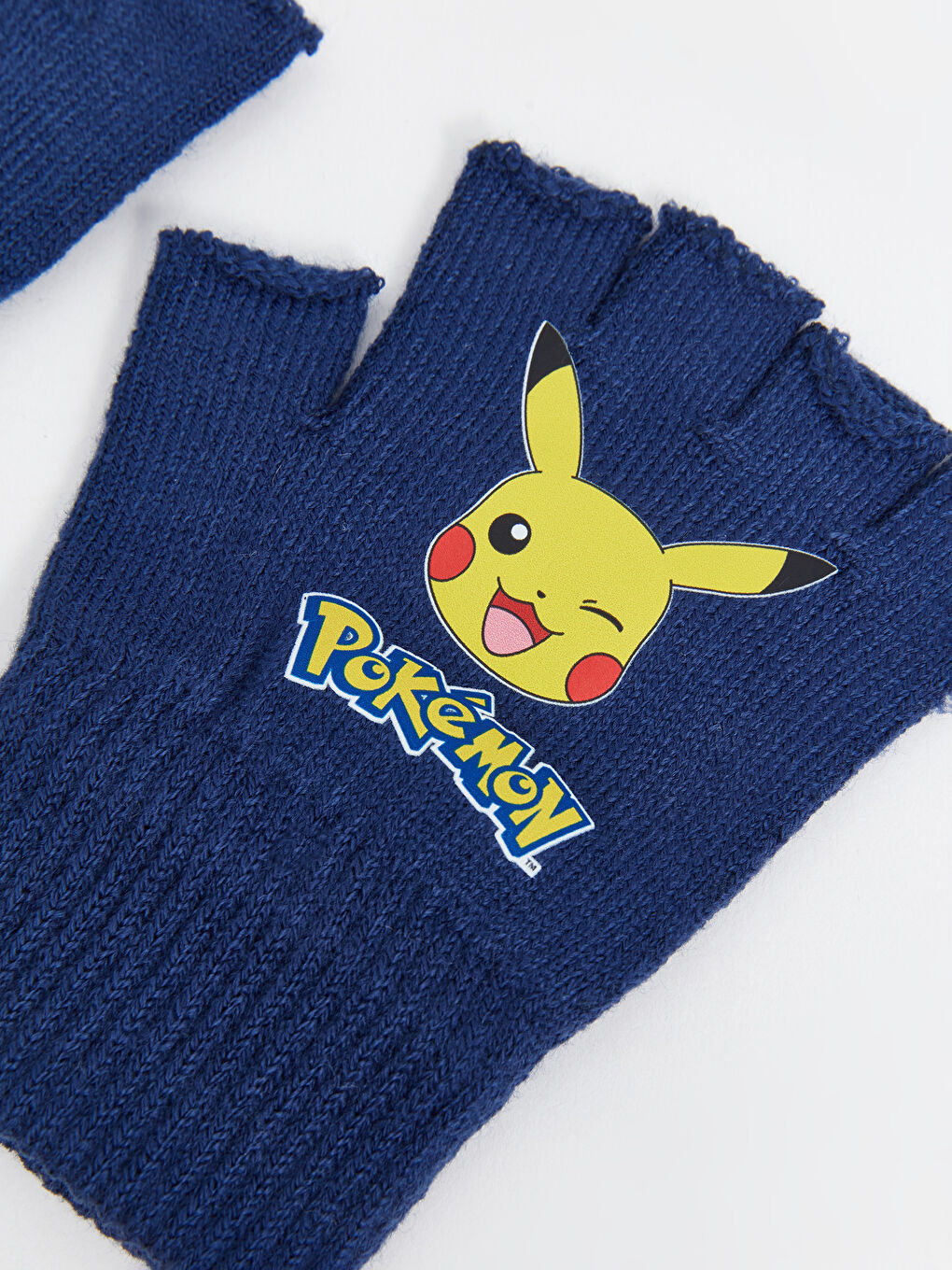 LCW ACCESSORIES Lacivert Pokemon Baskılı Erkek Çocuk Eldiven 2'li - 1