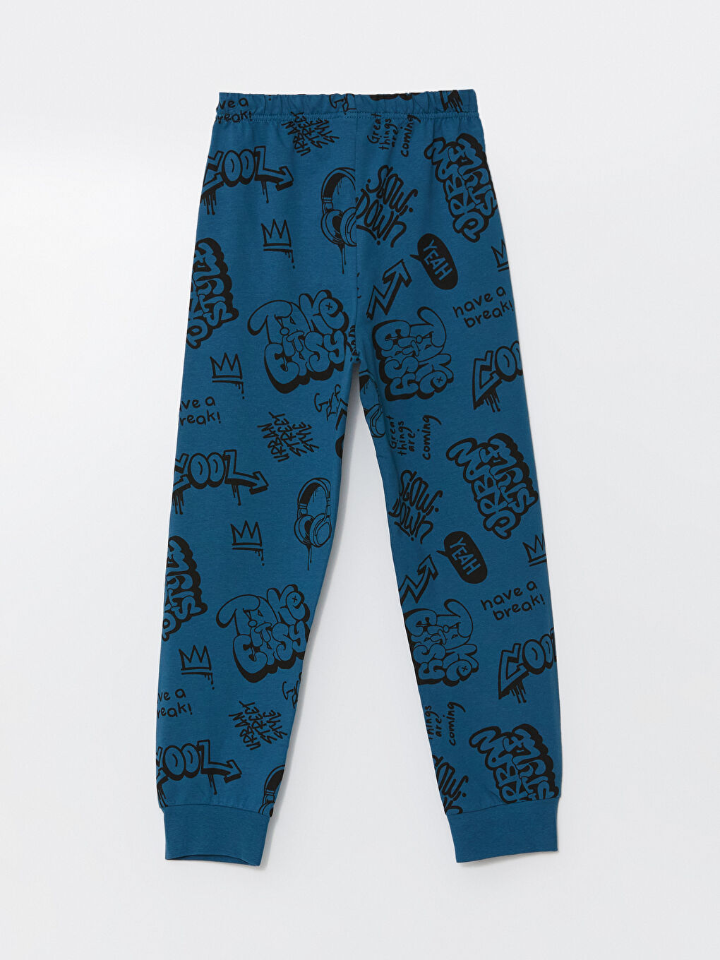 طقم بيجامة للأولاد بياقة دائرية-6