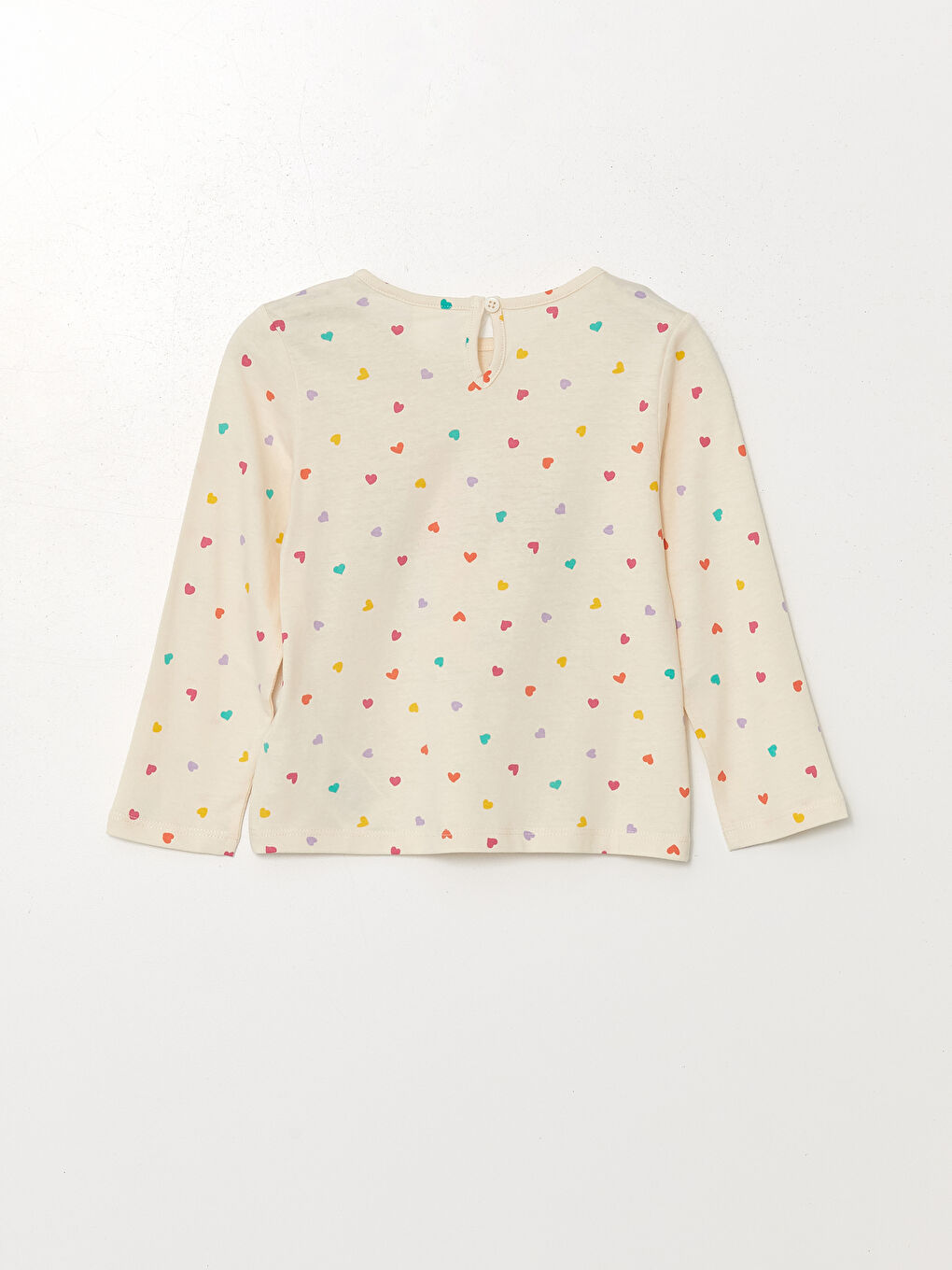 LCW Kids Crew Neck Long Sleeve Minnie Mouse Printed Girls' T-Shirt -W4AQ27Z1-LRA
