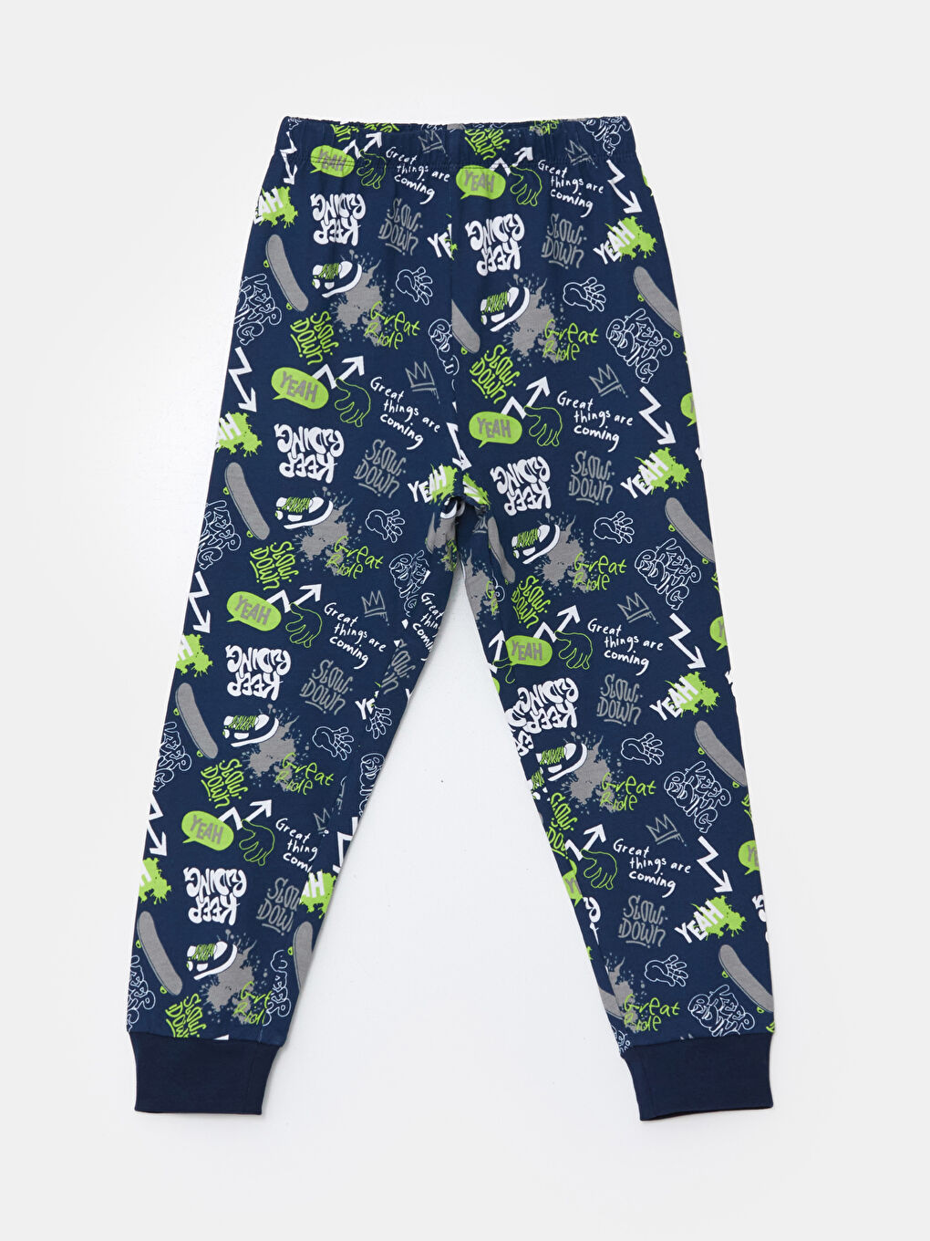 Crew Neck Boys' Pyjama Set-2