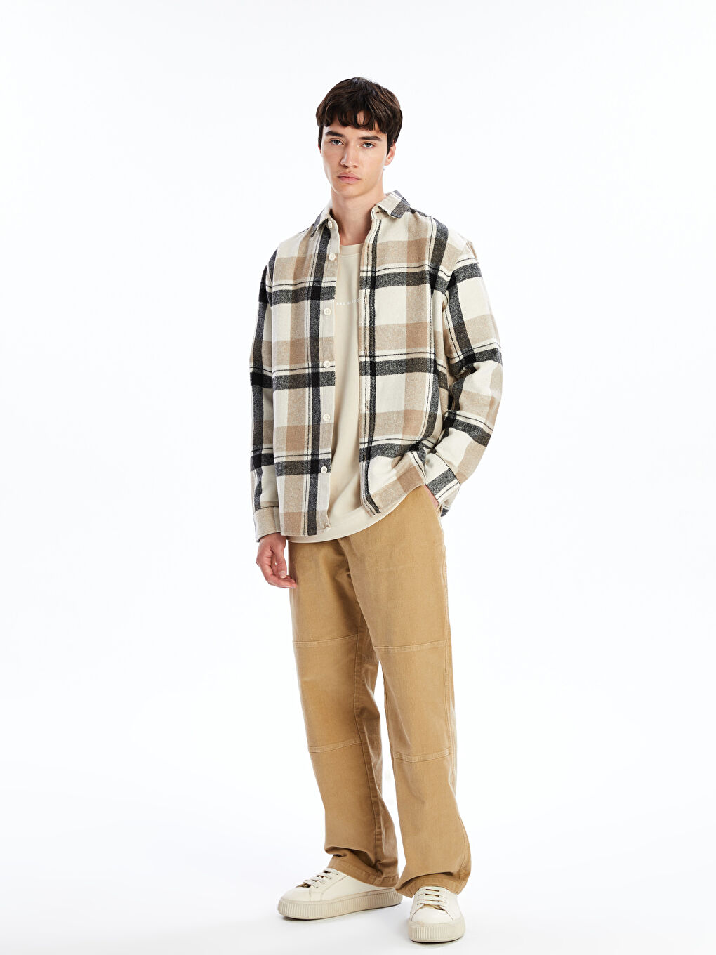 XSIDE Regular Fit Velvet Men's Trousers -W4AQ63Z8-YCB