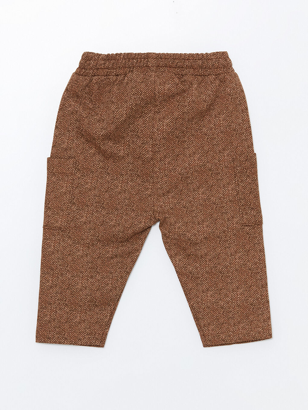 Kahverengi Basic Erkek Bebek Eşofman Alt-2