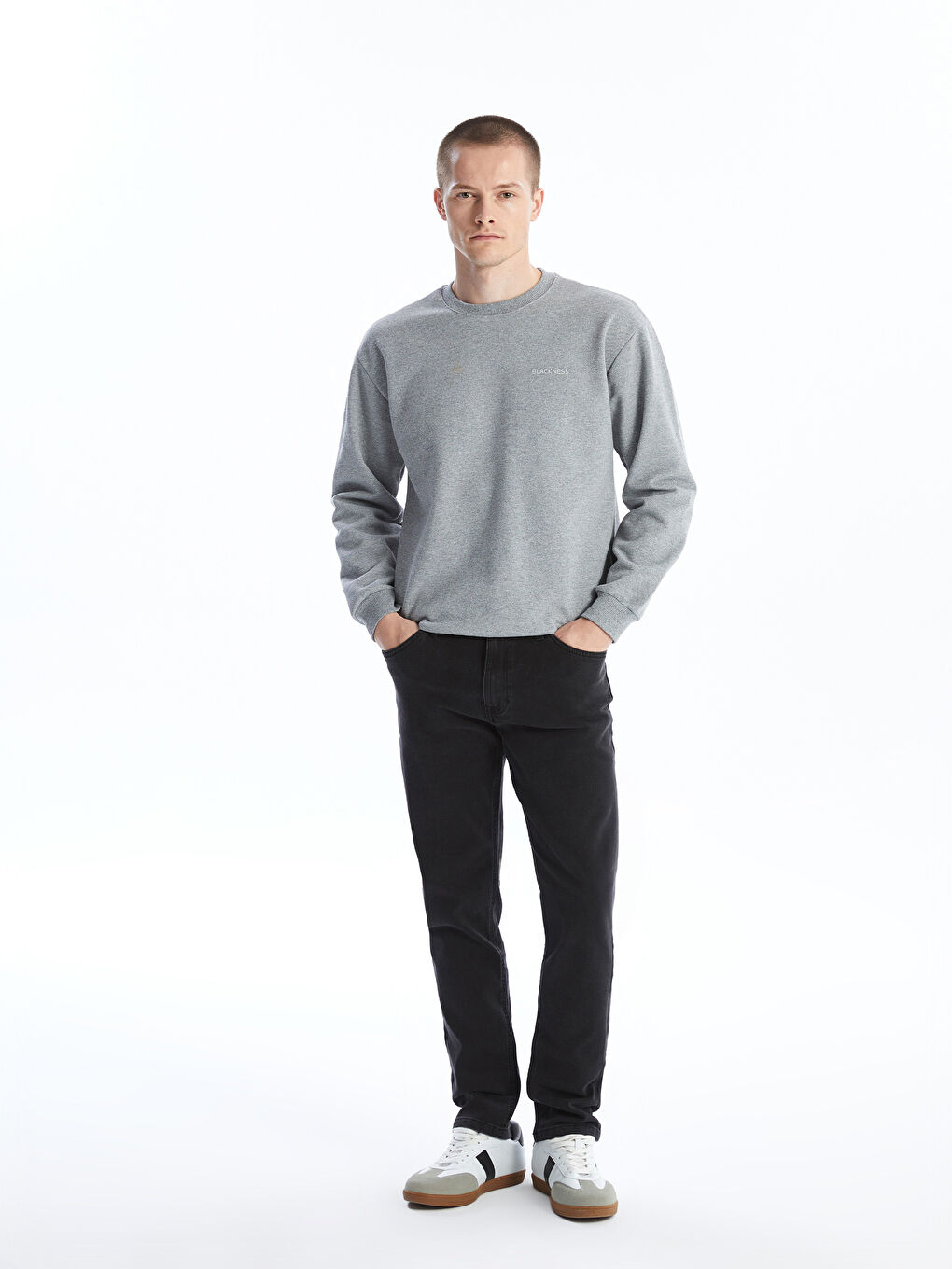 LCW Jeans 750 Тънък Фит Подплатени с Полар Зимни Дънки за Мъже -W4AQ92Z8-M0U