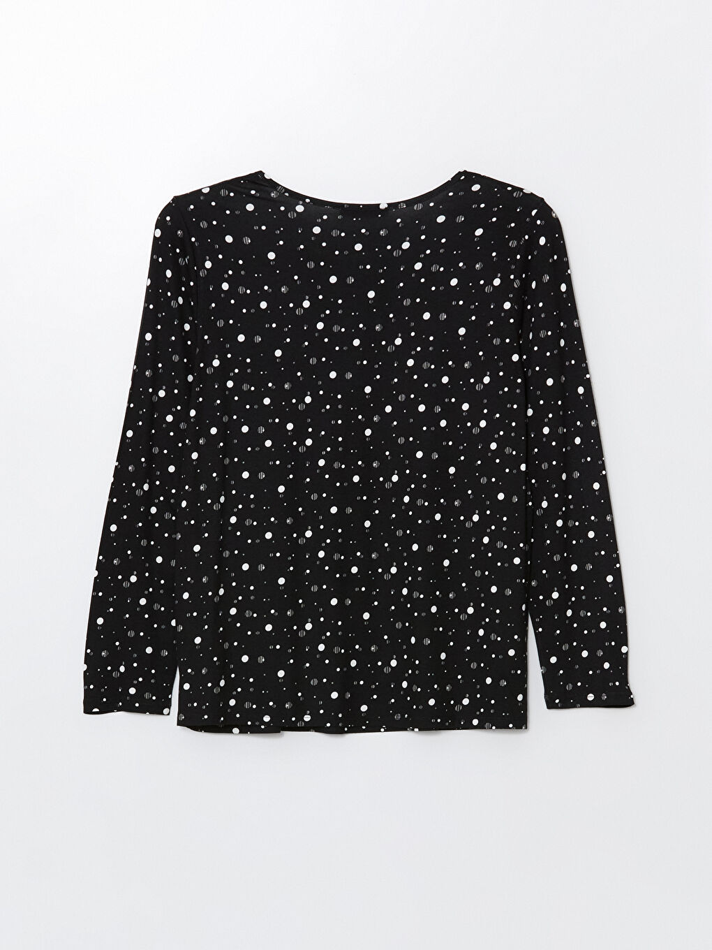 Crew Neck Patterned Women's T-Shirt -W4AR43Z8-SW6
