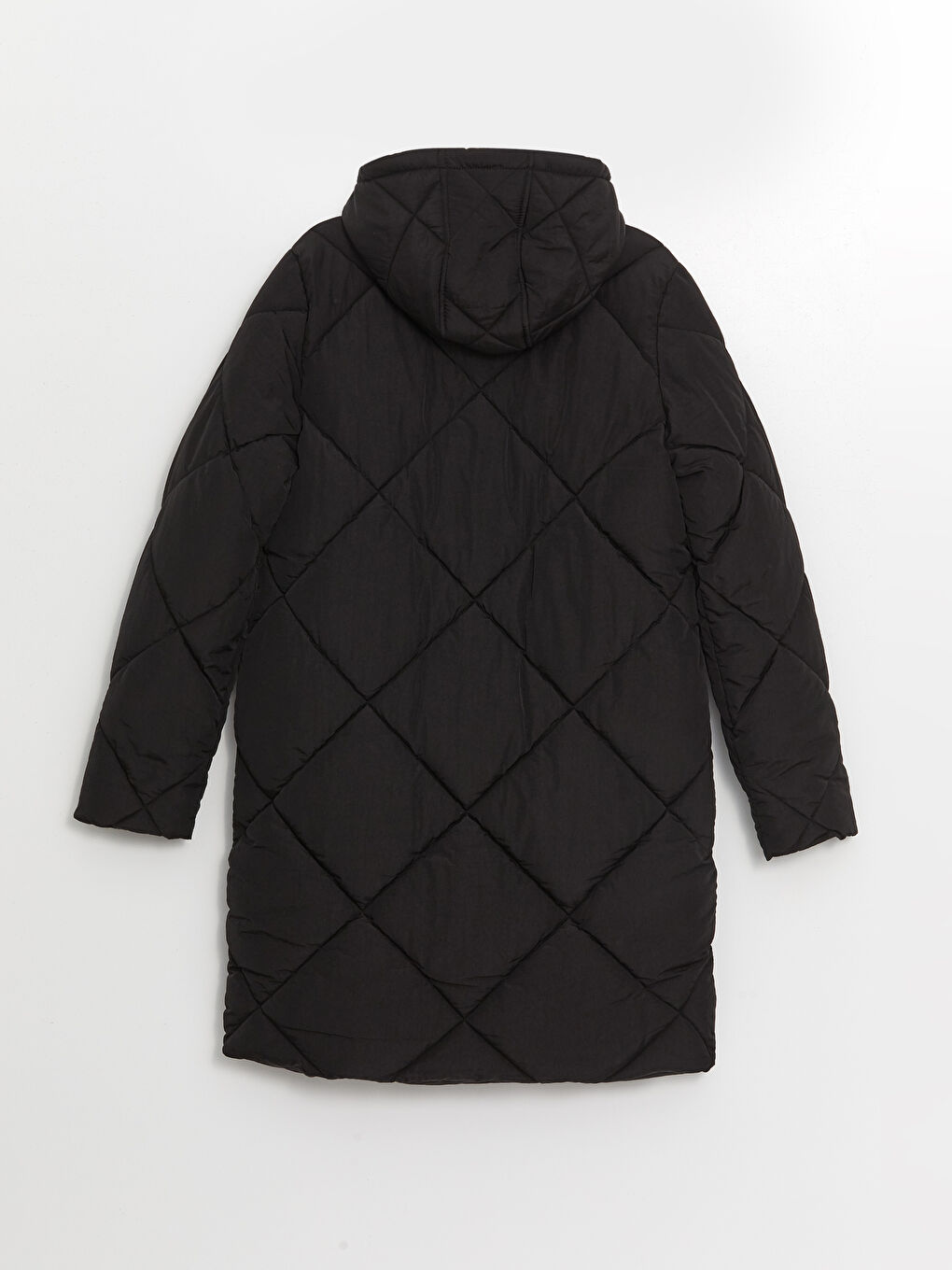 Geacă Matlasată cu Glugă pentru Femei-6