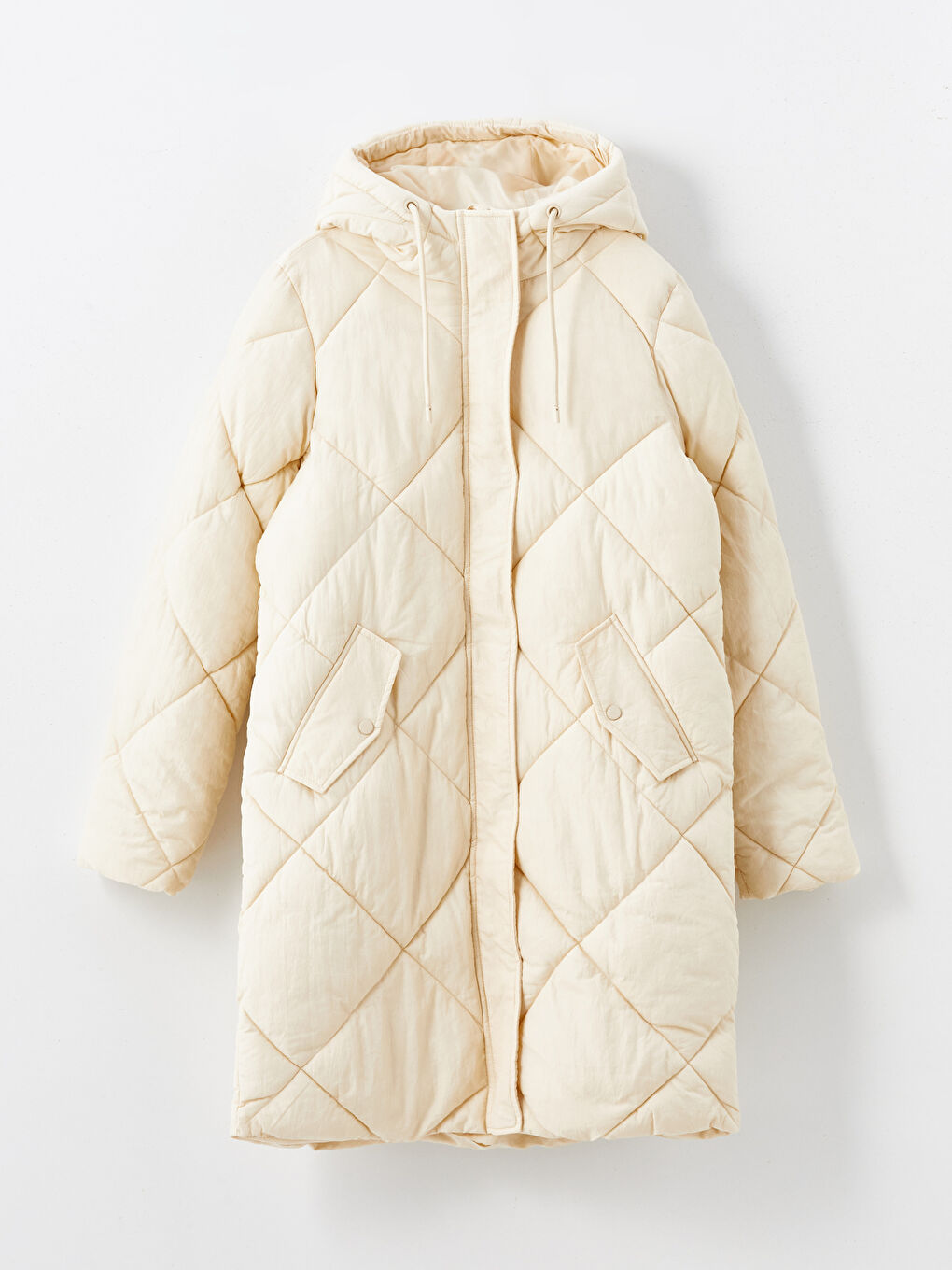 LCW Vision Gesteppter Damen Steppmantel mit Kapuze -W4AR84Z8-VZD
