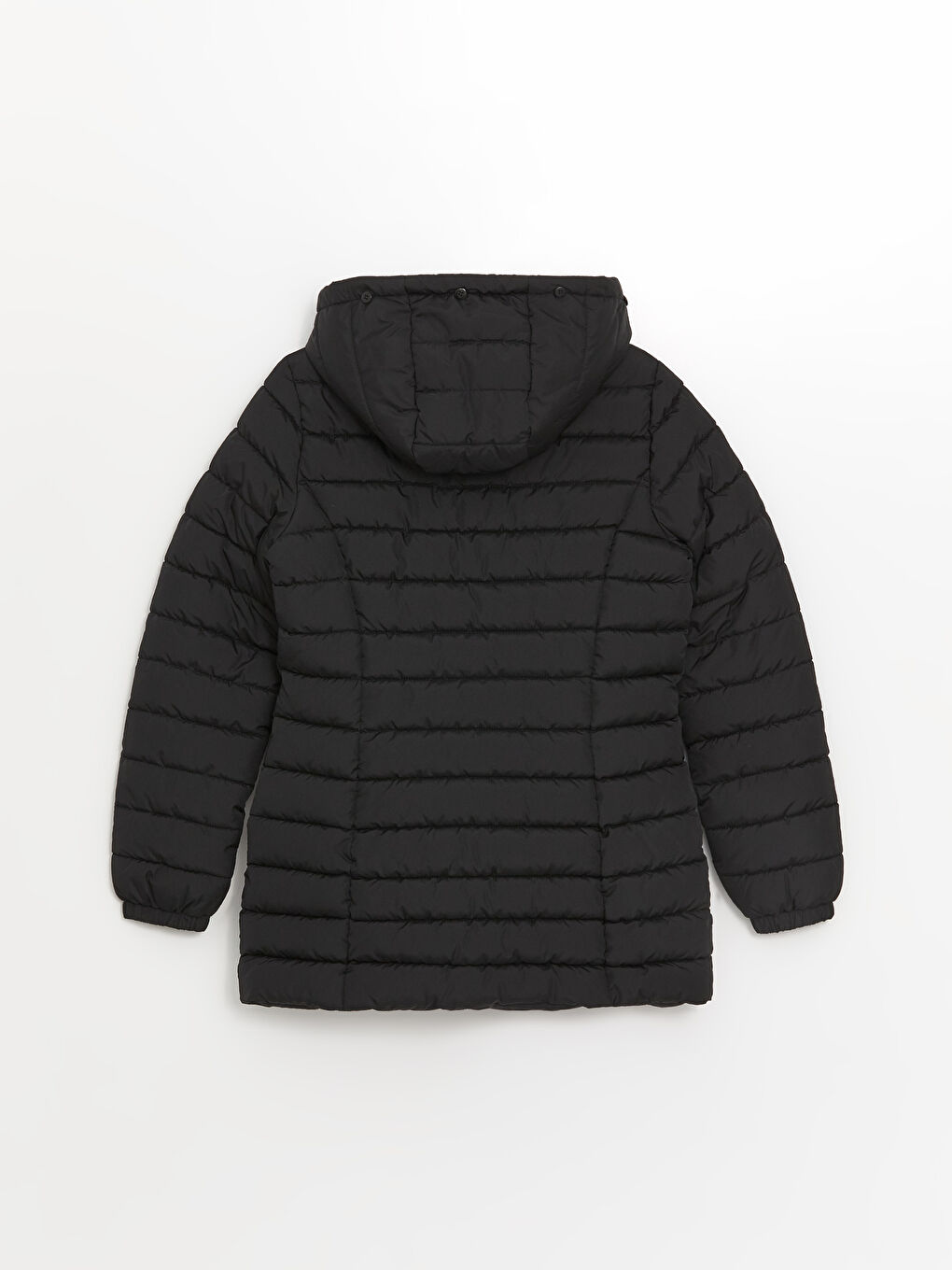 Ženski Jednostavan Postavljen Kaput Sa Kapuljačom-7