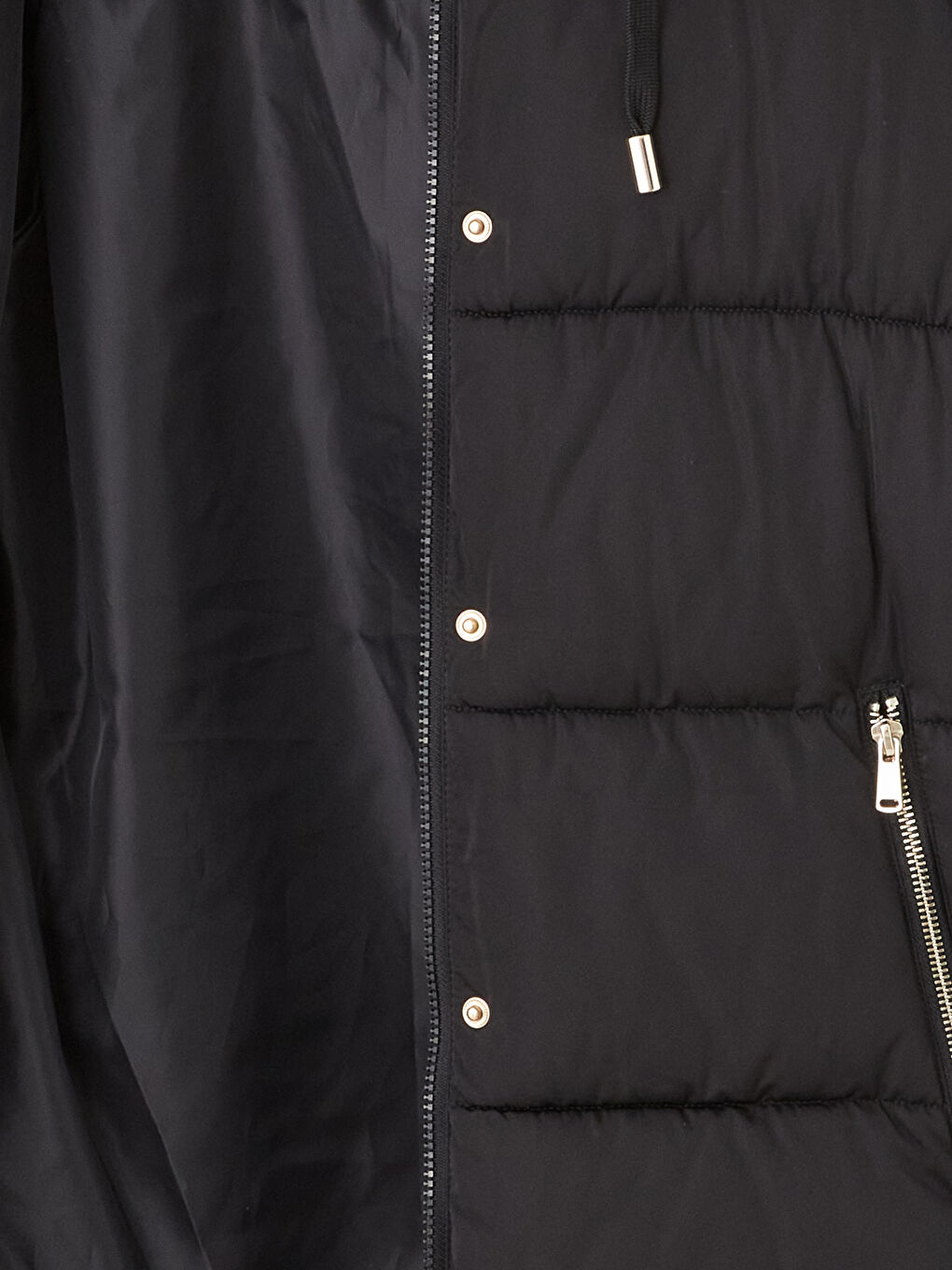 Geacă Matlasată cu Glugă pentru Femei-6