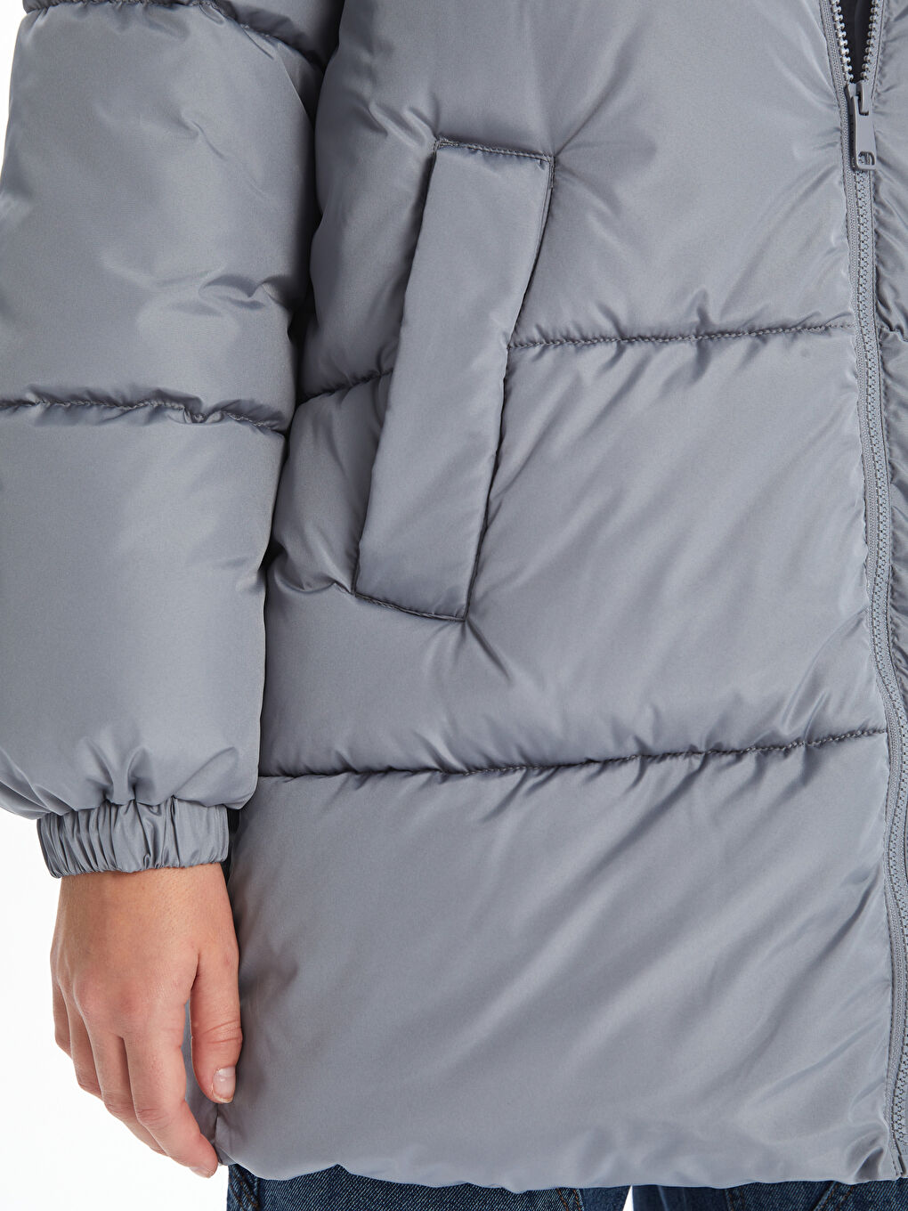 Ženska Puffer Jakna sa Kapuljačom-2