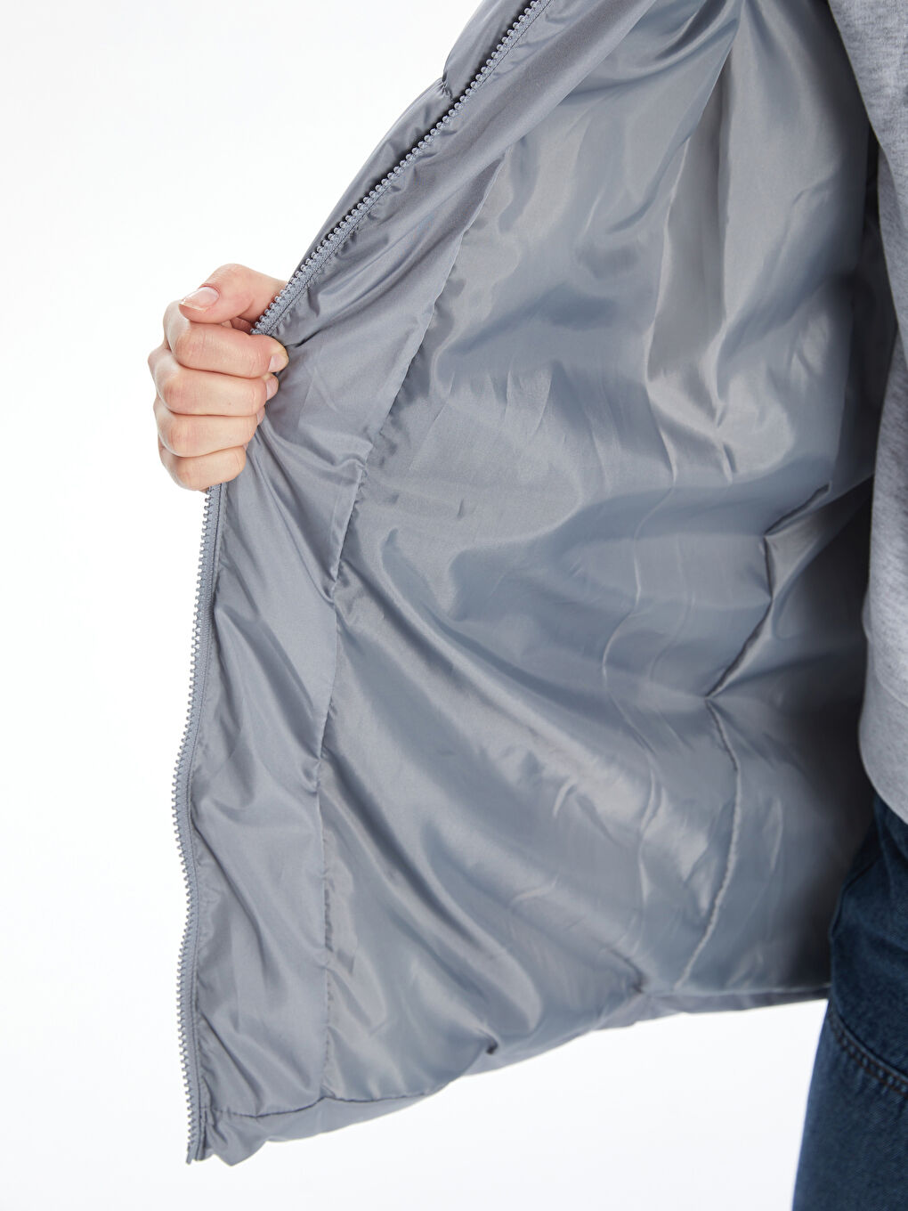 Ženska Puffer Jakna sa Kapuljačom-3