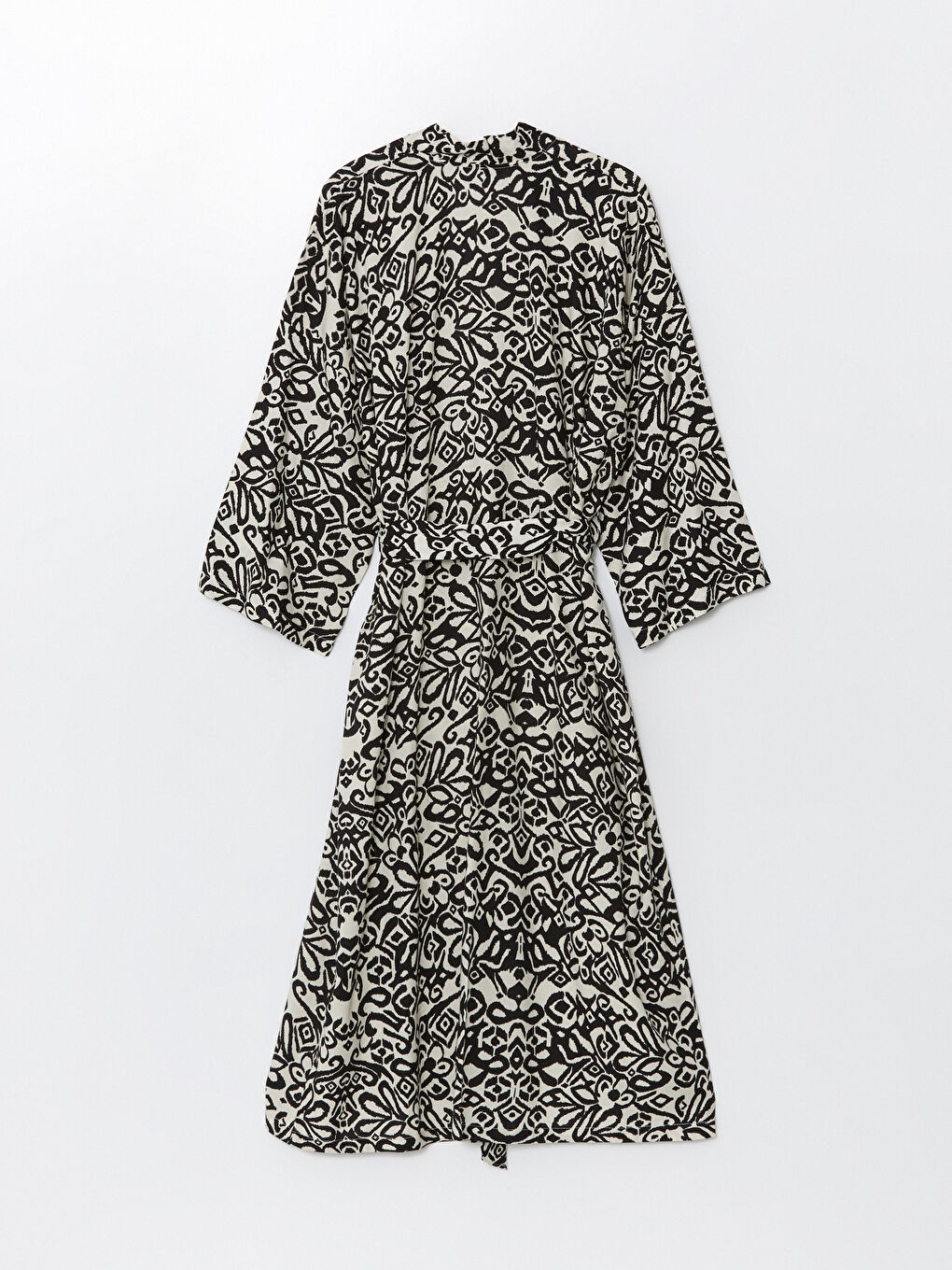Kimono Oversize à Motifs pour Femmes avec Col Châle-5