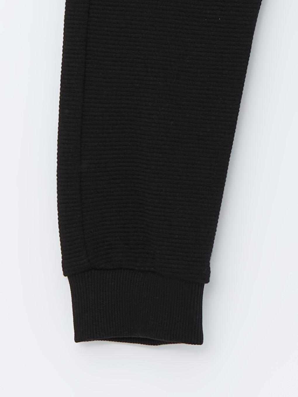 Siyah Beli Lastikli Basic Erkek Çocuk Jogger Eşofman Altı-1