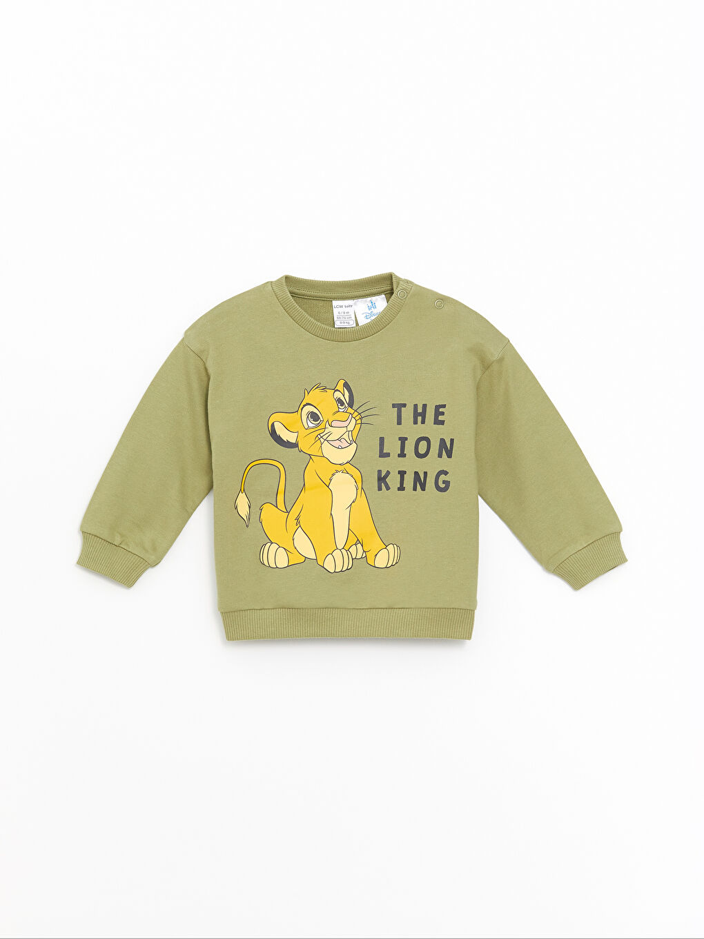 Crew Neck Long Sleeve Lion King Printed Baby Boy Sweatshirt and Tracksuit Bottom 2-Pack Set -W4AS80Z1-GFJ