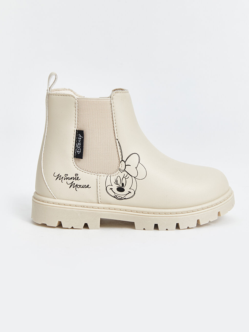 LCW STEPS Zippered Minnie Mouse Printed Baby Girls' Boot -W4AT04Z1-SGG