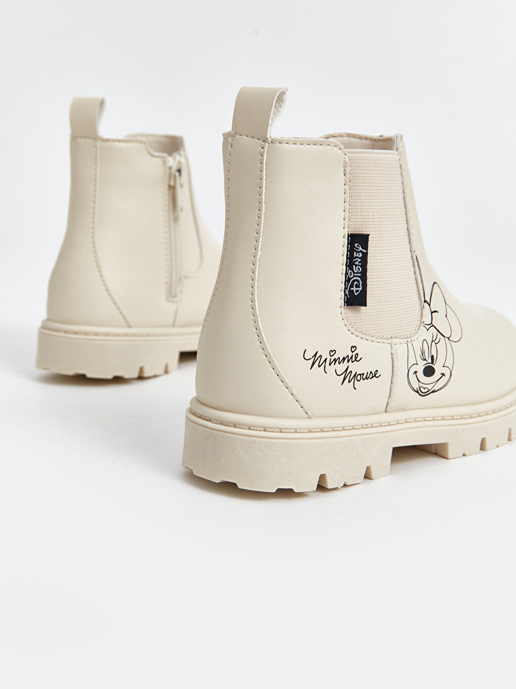 LCW STEPS Zippered Minnie Mouse Printed Baby Girls' Boot -W4AT04Z1-SGG