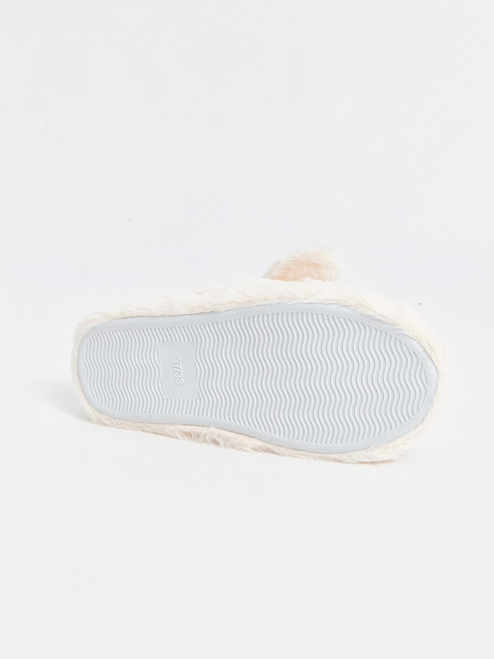 қыздарға арналған 3d аппликациялы үлпілдек жүн үй аяқ киімі-3