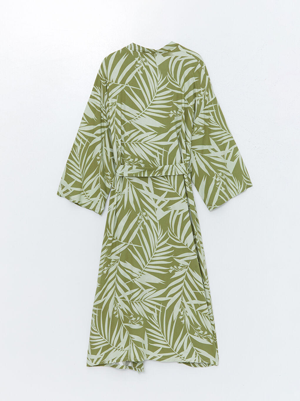 Shawl Collar Patterned Women's Kimono-5