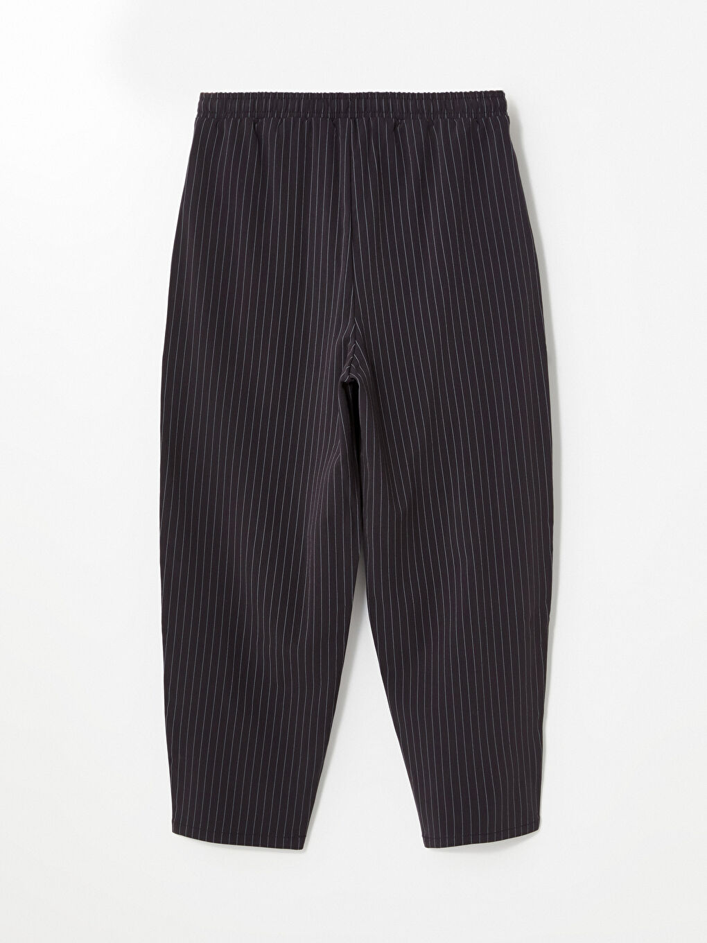LCWAIKIKI Classic Elastic Waist Carrot Fit Striped Women's Trousers -W4AT49Z8-LGS