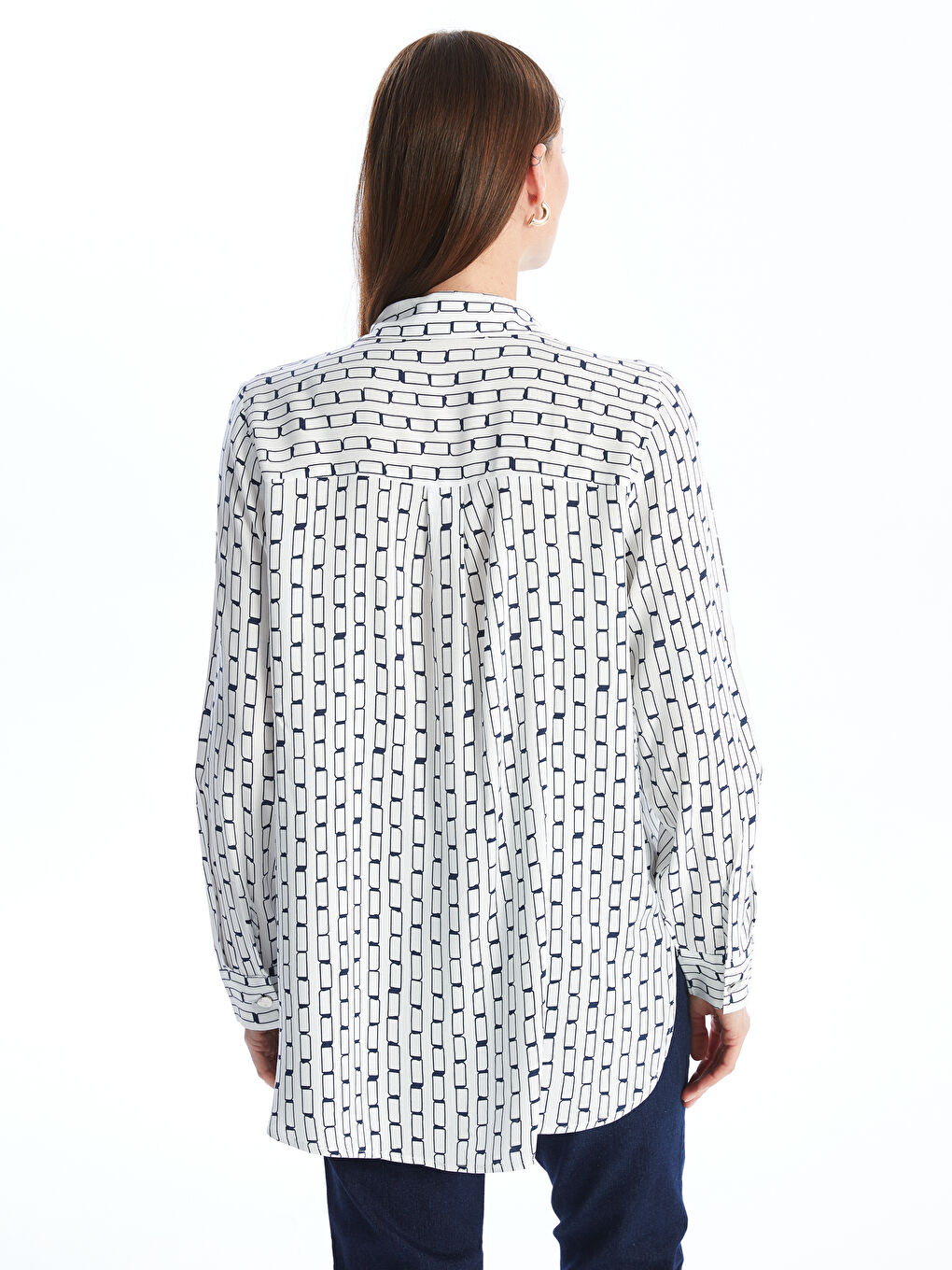Patterned Women's Shirt-4