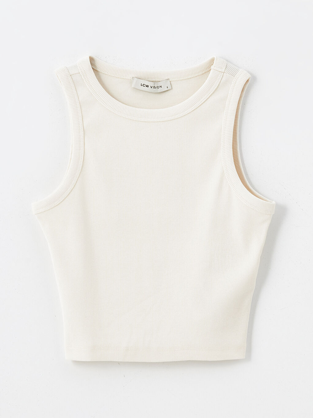 Women's Halter Neck Plain Crop Top-4