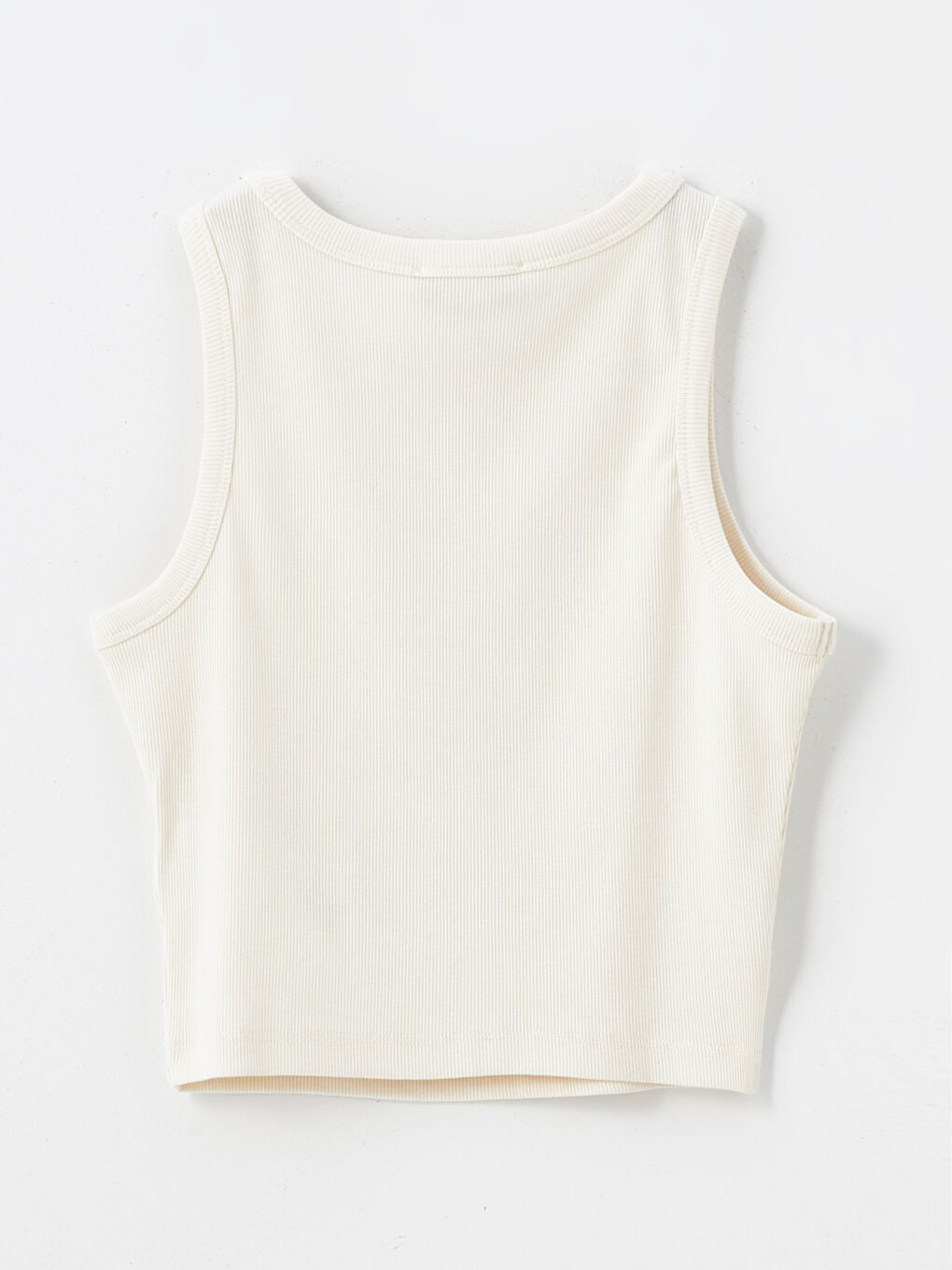 Women's Halter Neck Plain Crop Top-5