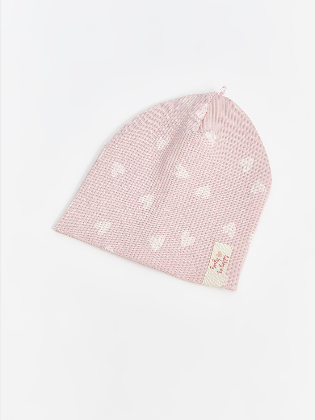 Heart Patterned Baby Girls' Beanie -W4AU40Z1-LT7