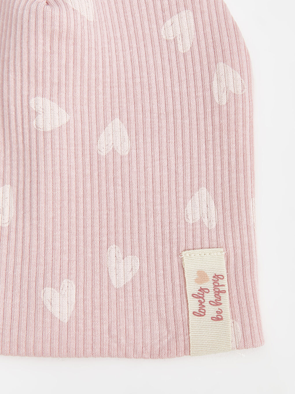 Heart Patterned Baby Girls' Beanie -W4AU40Z1-LT7
