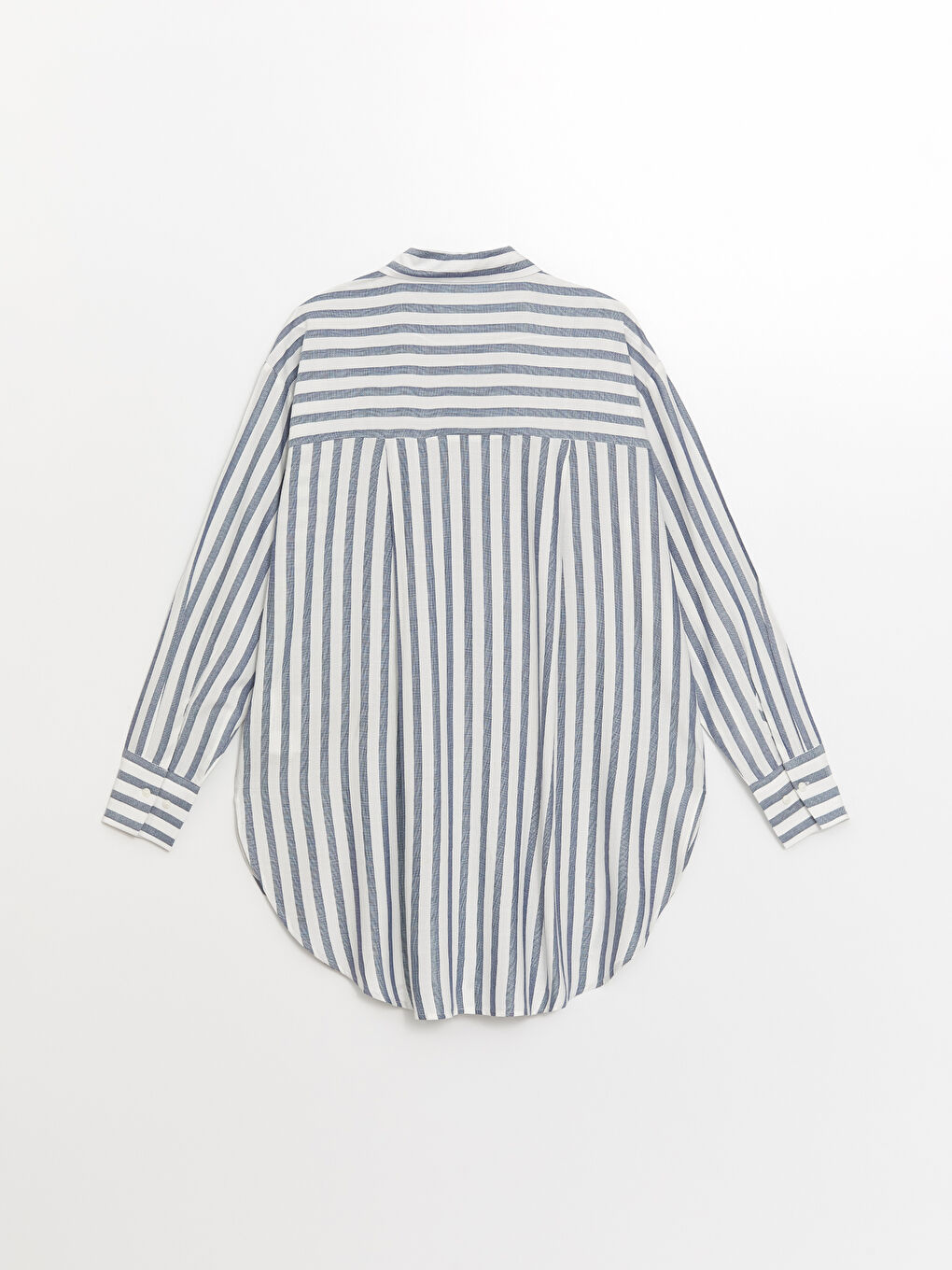 Striped Oversize Women's Shirt Tunic-5