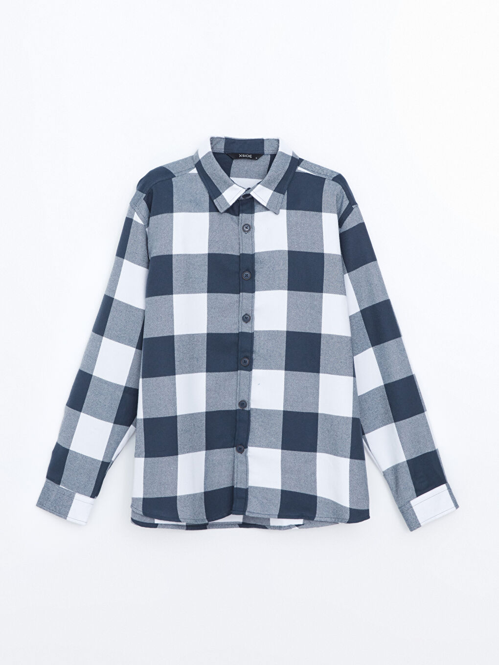 Chemise pour Hommes à Manches Longues en Gabardine Coupe Régulière-4