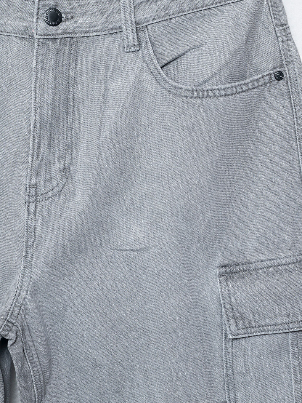 кең үлгі ерлерге арналған джинс шалбар-2