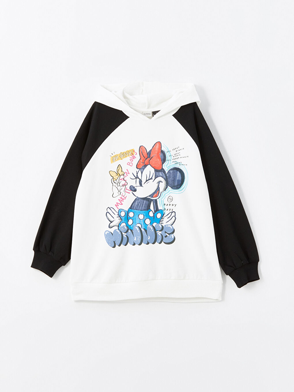 LCW Kids Φούτερ για Κορίτσια με Εκτύπωση Minnie Mouse Παχύ -W4AY66Z4-FDW