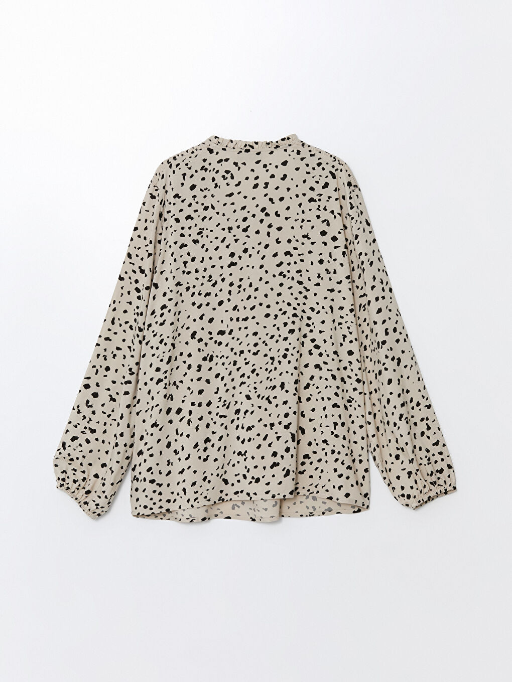 LCW Grace Notch Neck Patterned Women's Blouse -W4BA02Z8-LQB