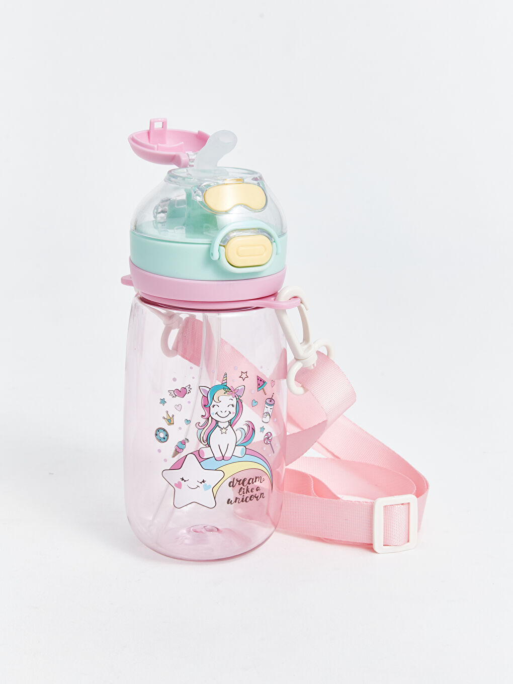 LCW ACCESSORIES Karışık Asorti Baskılı Kız Çocuk Suluk 500 Ml - 3