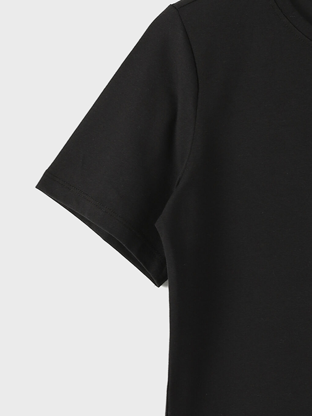 T-shirt à Manches Courtes et Col Rond pour Femmes-2