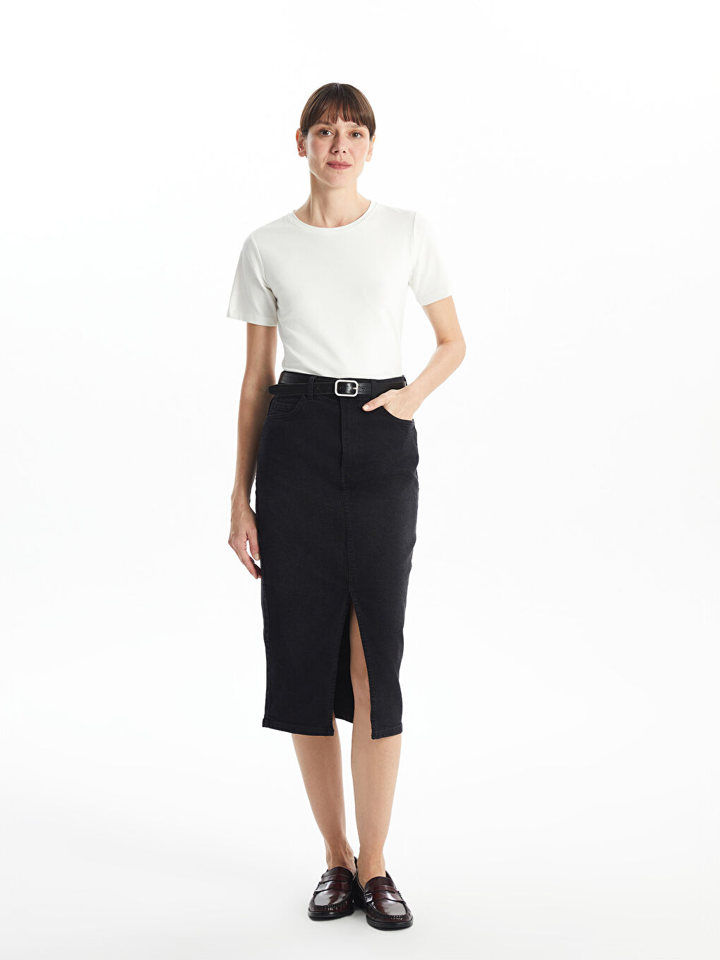Crew Neck Short Sleeve Women's T-Shirt-1