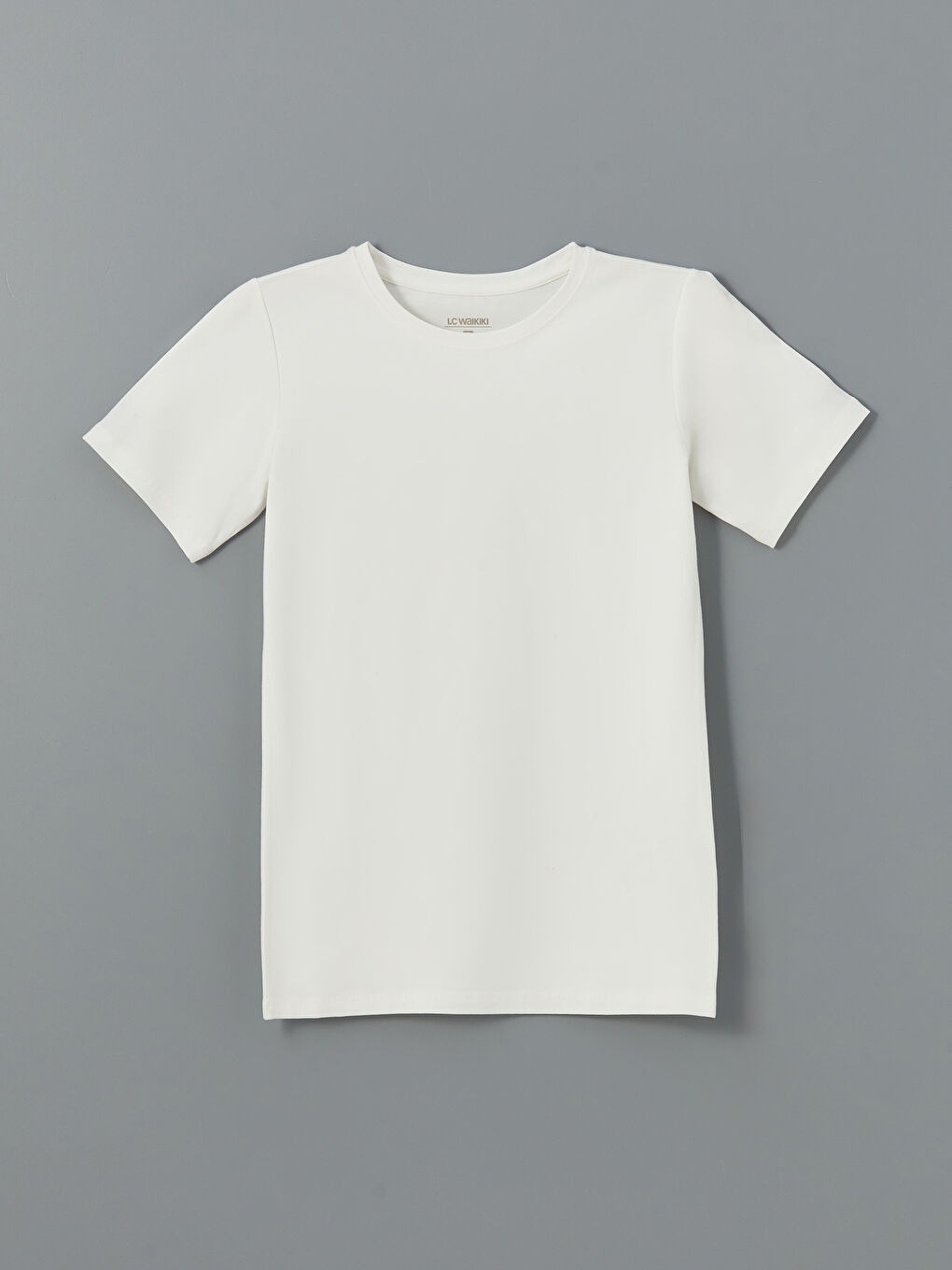 Crew Neck Short Sleeve Women's T-Shirt-4