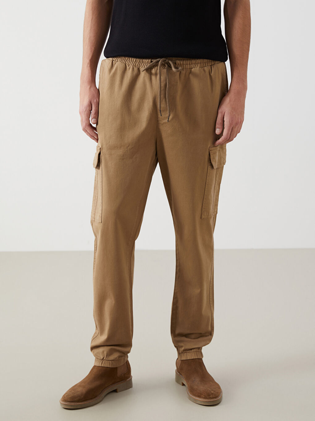 Slim Fit Men's Cargo Trousers-1