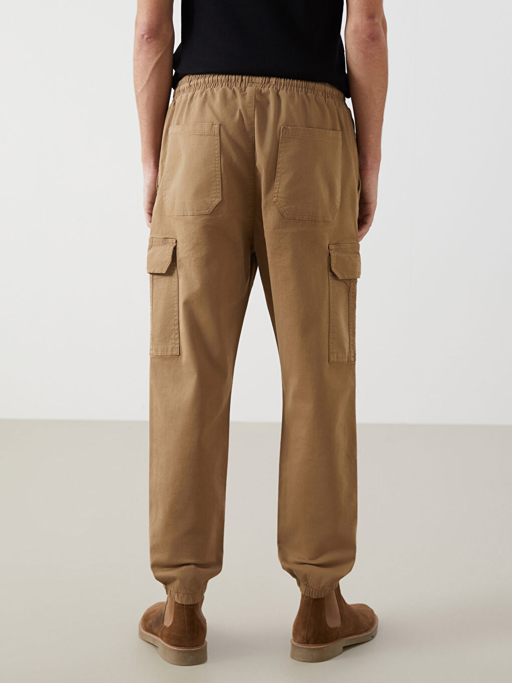 Slim Fit Men's Cargo Trousers-3