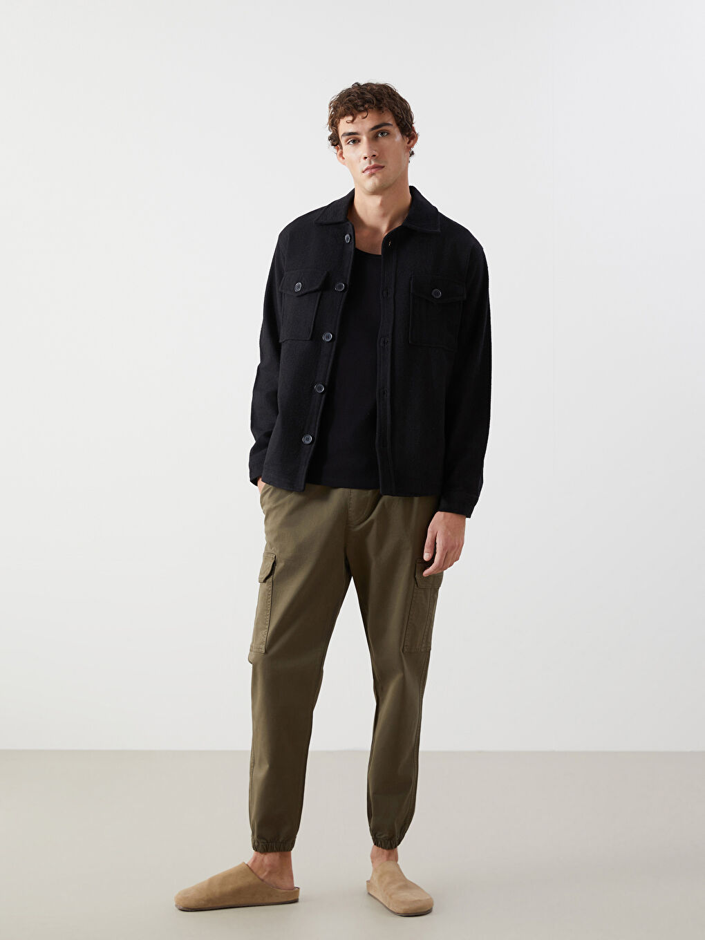 Slim Fit Men's Cargo Trousers