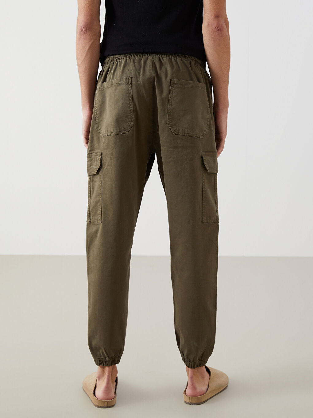 Slim Fit Men's Cargo Trousers-3