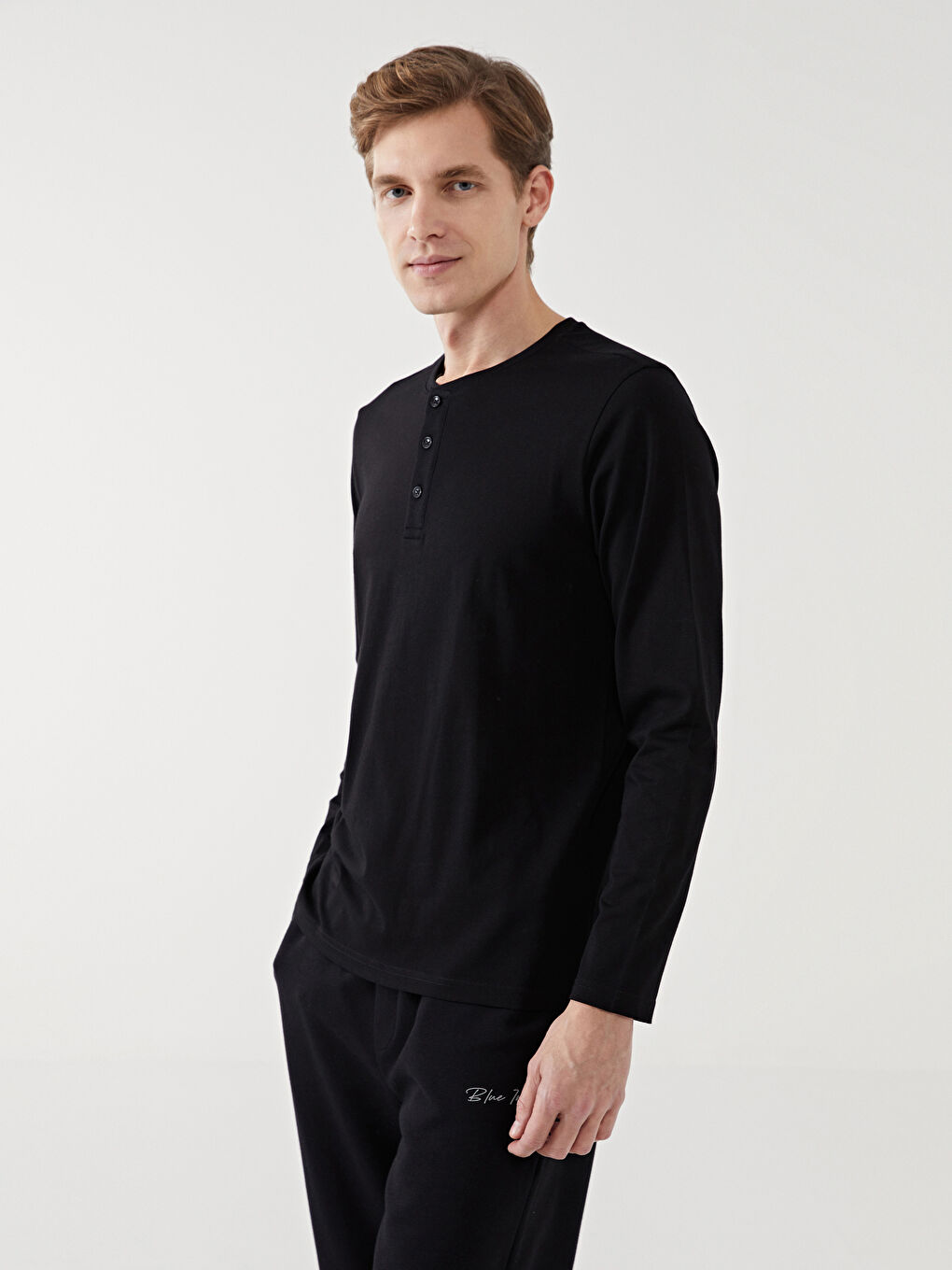Haut de pyjama pour hommes à coupe standard