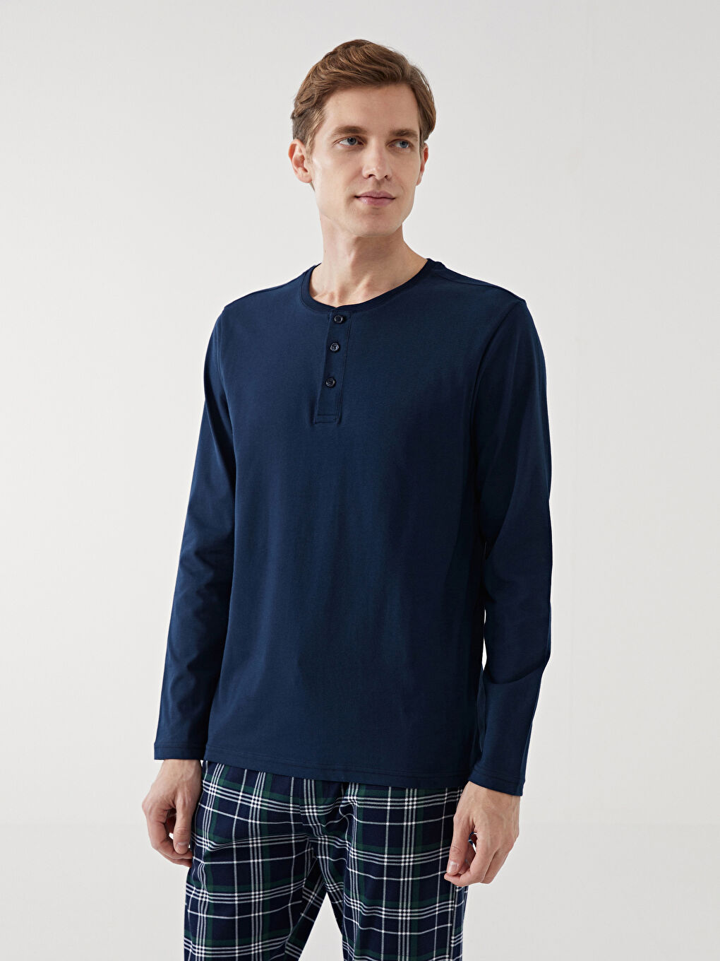 Haut de pyjama pour hommes à coupe standard