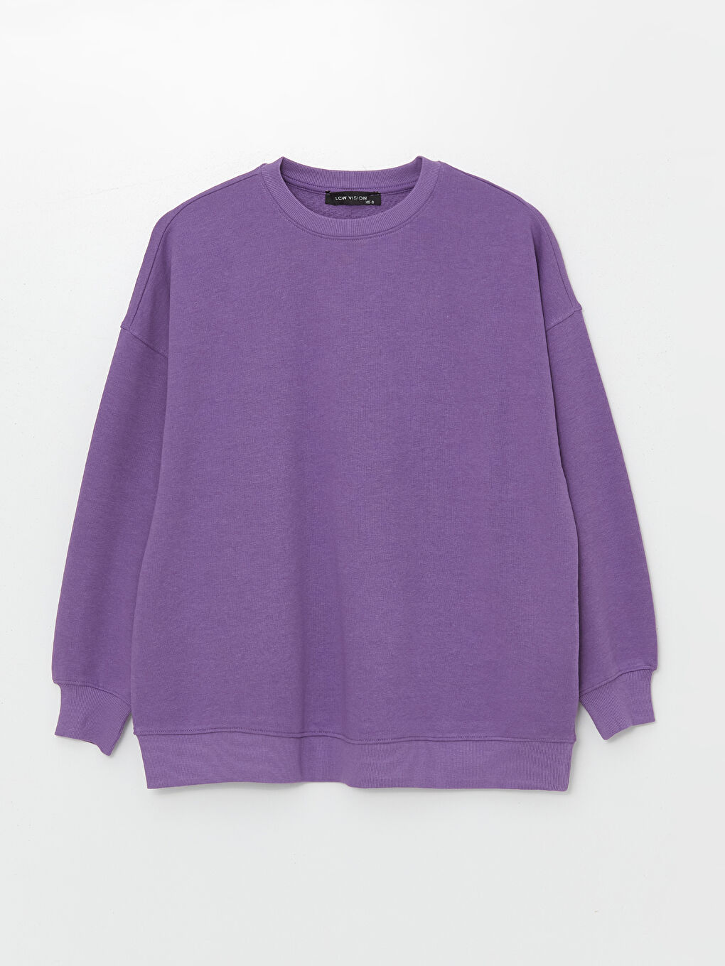 LCW Vision Crew Neck Oversize Women's Sweatshirt -W4BC93Z8-GZJ