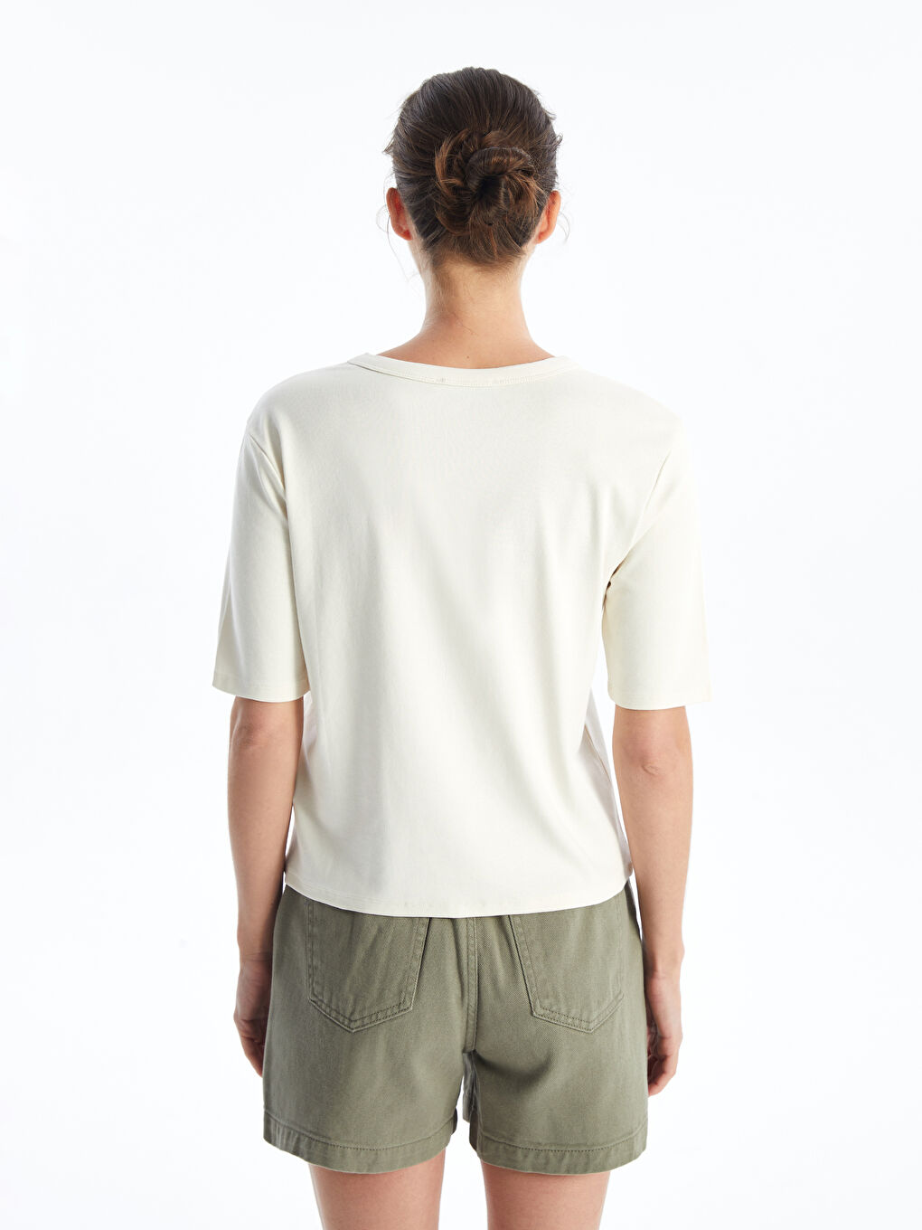 LCW Vision Crew Neck Women's T-Shirt -W4BC98Z8-KX0