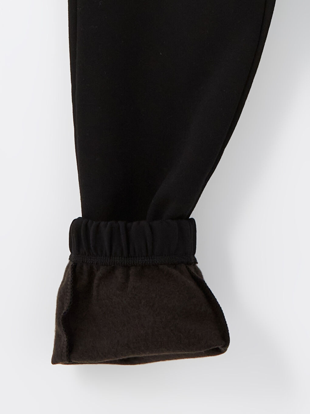 Siyah Beli Lastikli Kız Çocuk Kargo Eşofman Altı-1